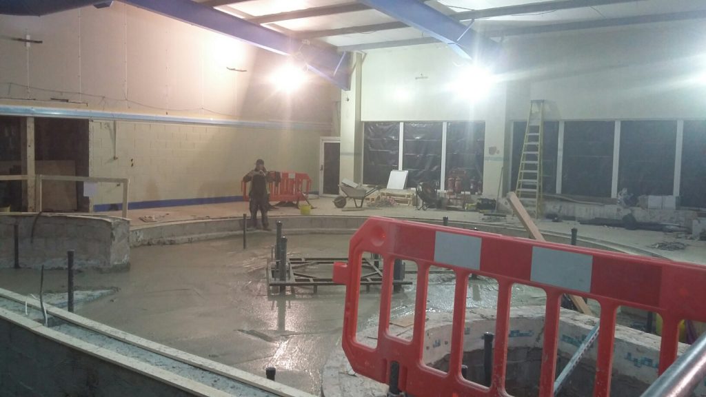 New Swimming Pool Construction Progress