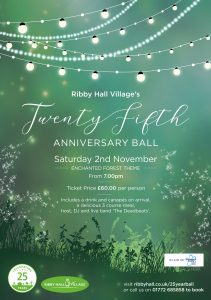 Ribby Hall 25 year anniversary ball