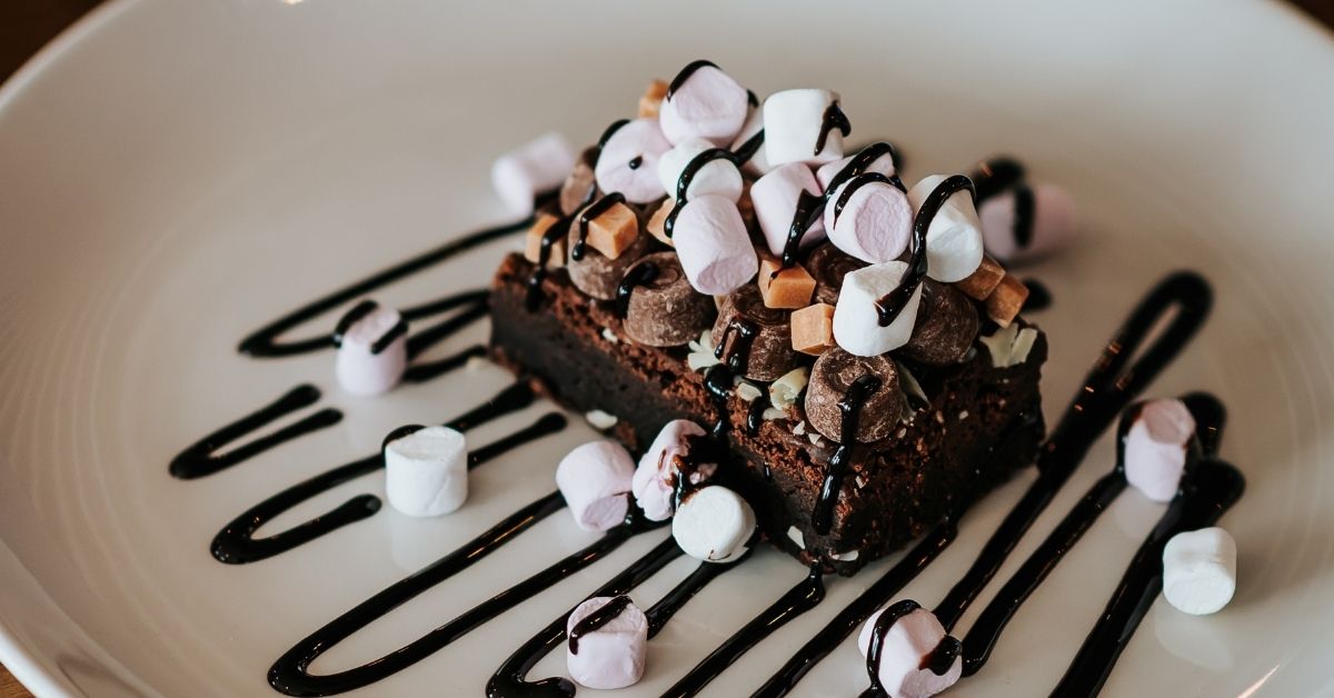 Chocolate Brownie at The Pancake Hut