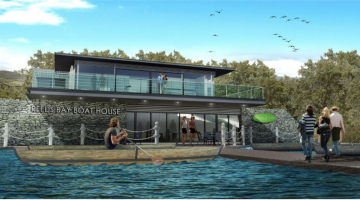 Lakeside View holiday accommodation concept art